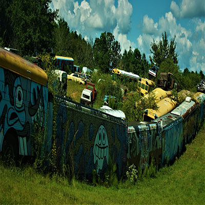 School Bus Graveyard